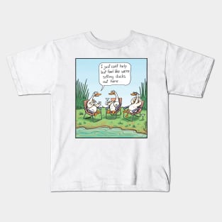 Sitting Ducks. Kids T-Shirt